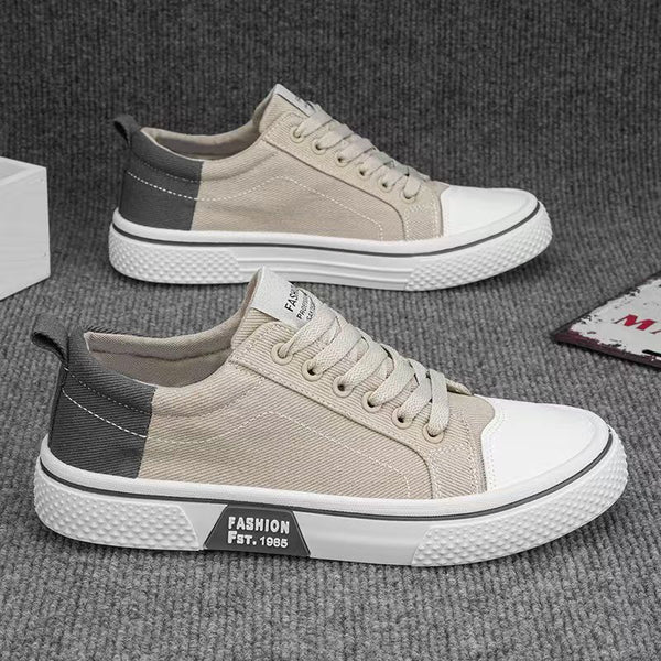 Casual Canvas Shoes for Men Summer Breathable Slip-Resistant Durable Everyday Sneakers