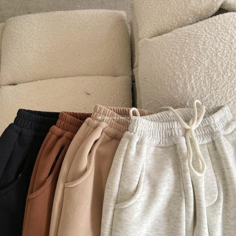Children's Velvet Padded Casual Pants