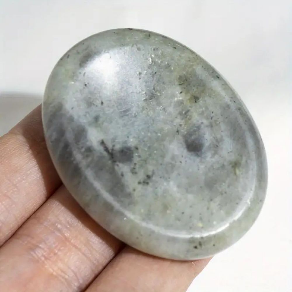 Thumb Worry Stones - Quartz Healing Crystal