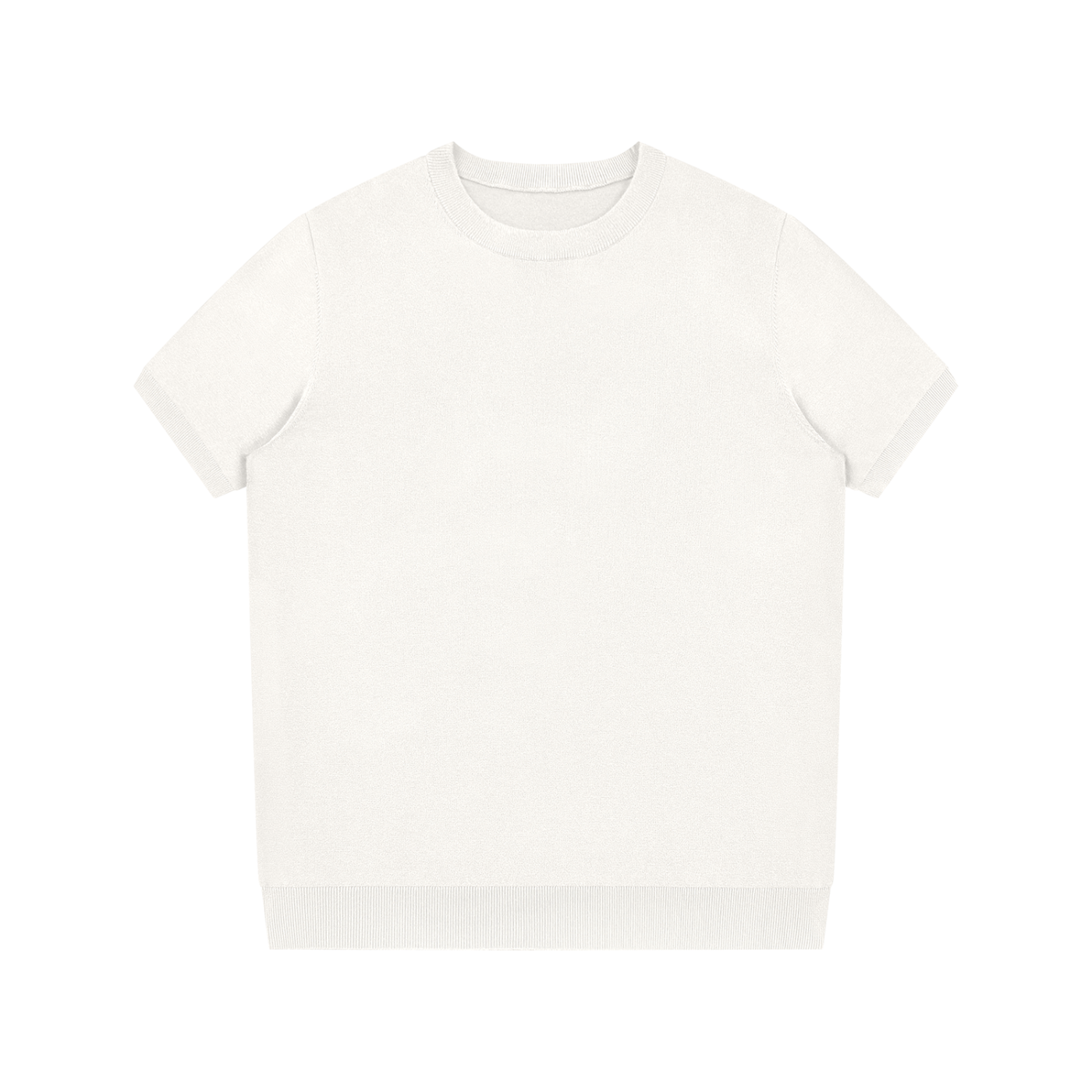 Unisex Crewneck Knit T-Shirt 320GSM
