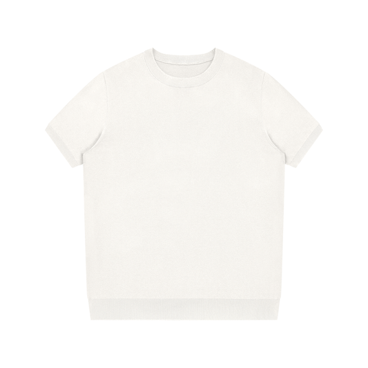 Unisex Crewneck Knit T-Shirt 320GSM
