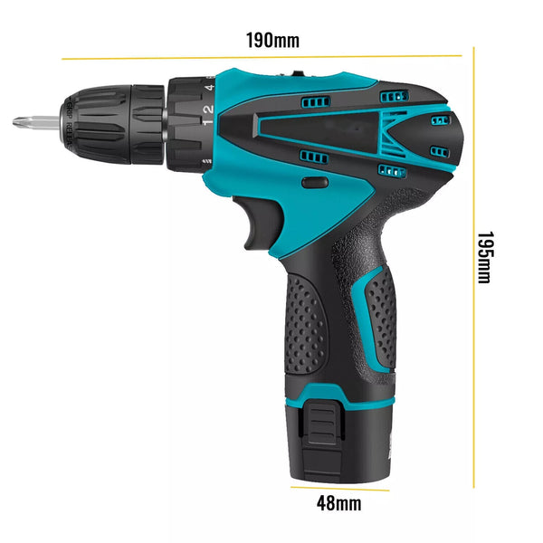 12V Cordless Drill and Screwdriver Kit