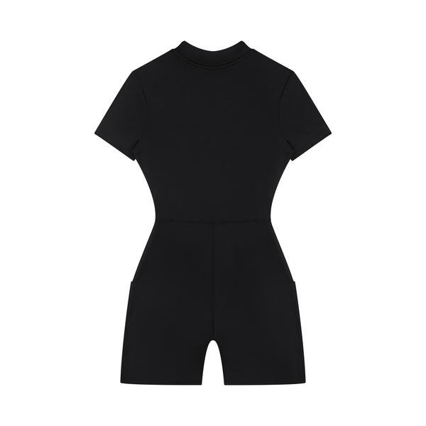 Waran Women’s Quarter-Zip Short Sleeve Romper