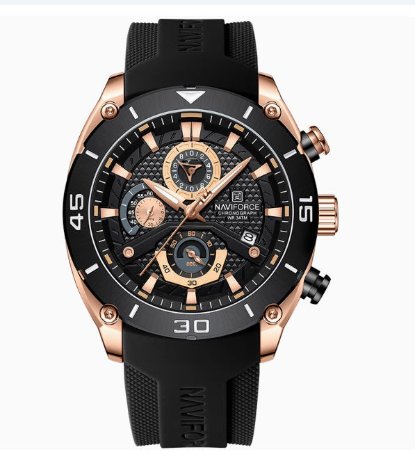 Naviforce Silicone Watrproof Watch