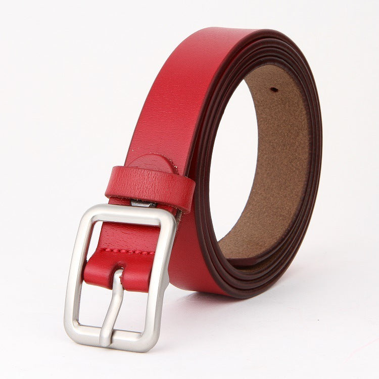 Two-layer Cowhide Women's Belt