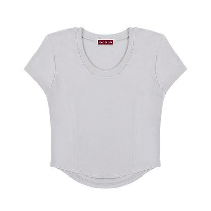 Women's Paneled Crop T-Shirt