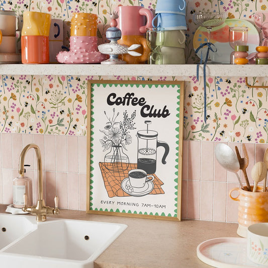 COFFEE CLUB PRINT