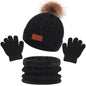 Baby Hat, Gloves, and Scarf Set Acrylic Fiber, One Size