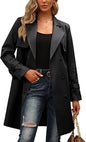 Women's Double Breasted Trench Coat