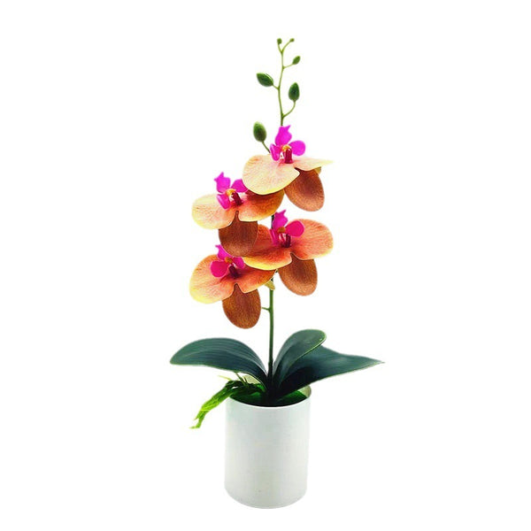 Simulated Bonsai Artificial Flower Bonsai Simulated Butterfly Orchid - Stuffs & Savers