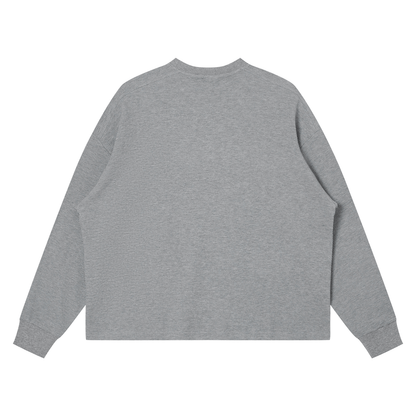 Unisex Waffle Boxy Long Sleeve T-Shirt