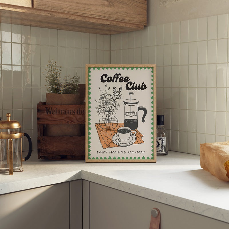 COFFEE CLUB PRINT
