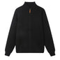 Stand up collar zipper cardigan sweater
