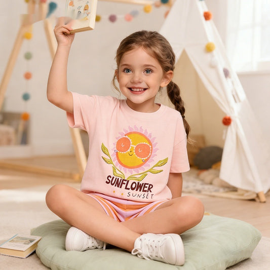 Girls' Summer Pyjama Set