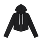 Women's Slim Cropped Full Zip Hoodie 260GSM