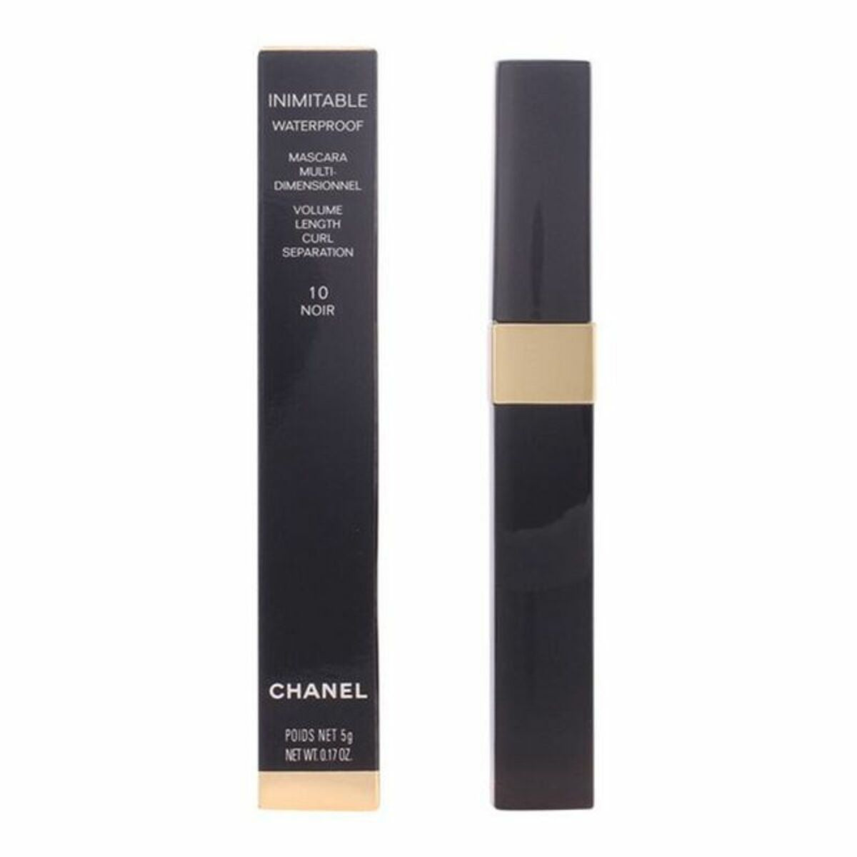 Volume Effect Mascara Chanel Inimitable Wp Black Nº 10 Nº 10 Noir Nº 10-Noir 5 g