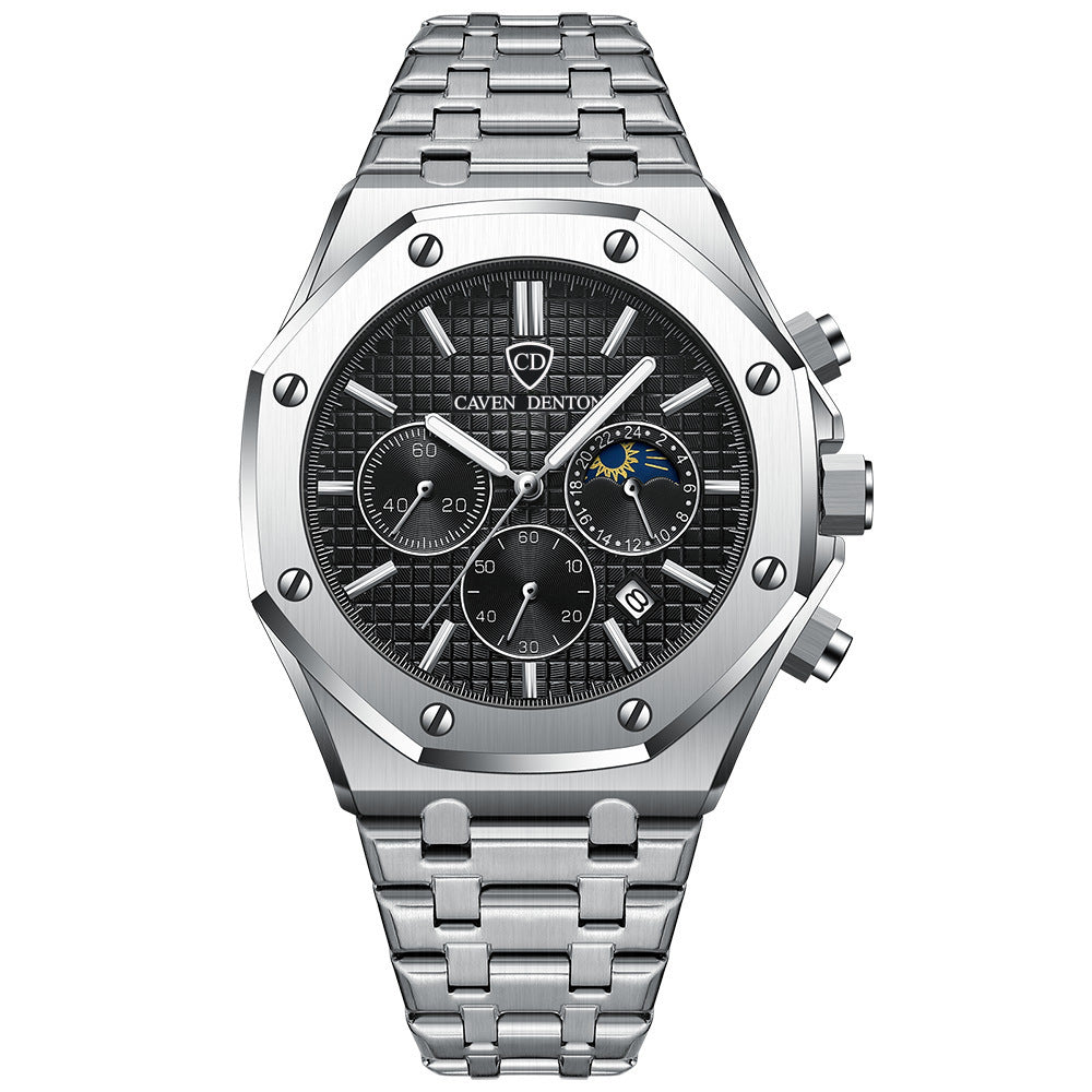 Caven Denton waterproof Steel Strap Watch