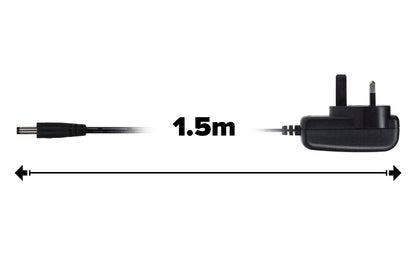 Maplin UK Switching Power Supply 12V DC 2 Amp 24W 2.5 x 5.5 x 12mm Plug - 1.5m Cable