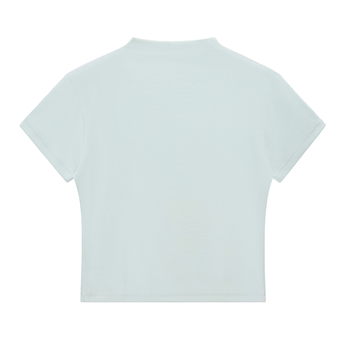Womens Slim Fit Mock Neck T-Shirt