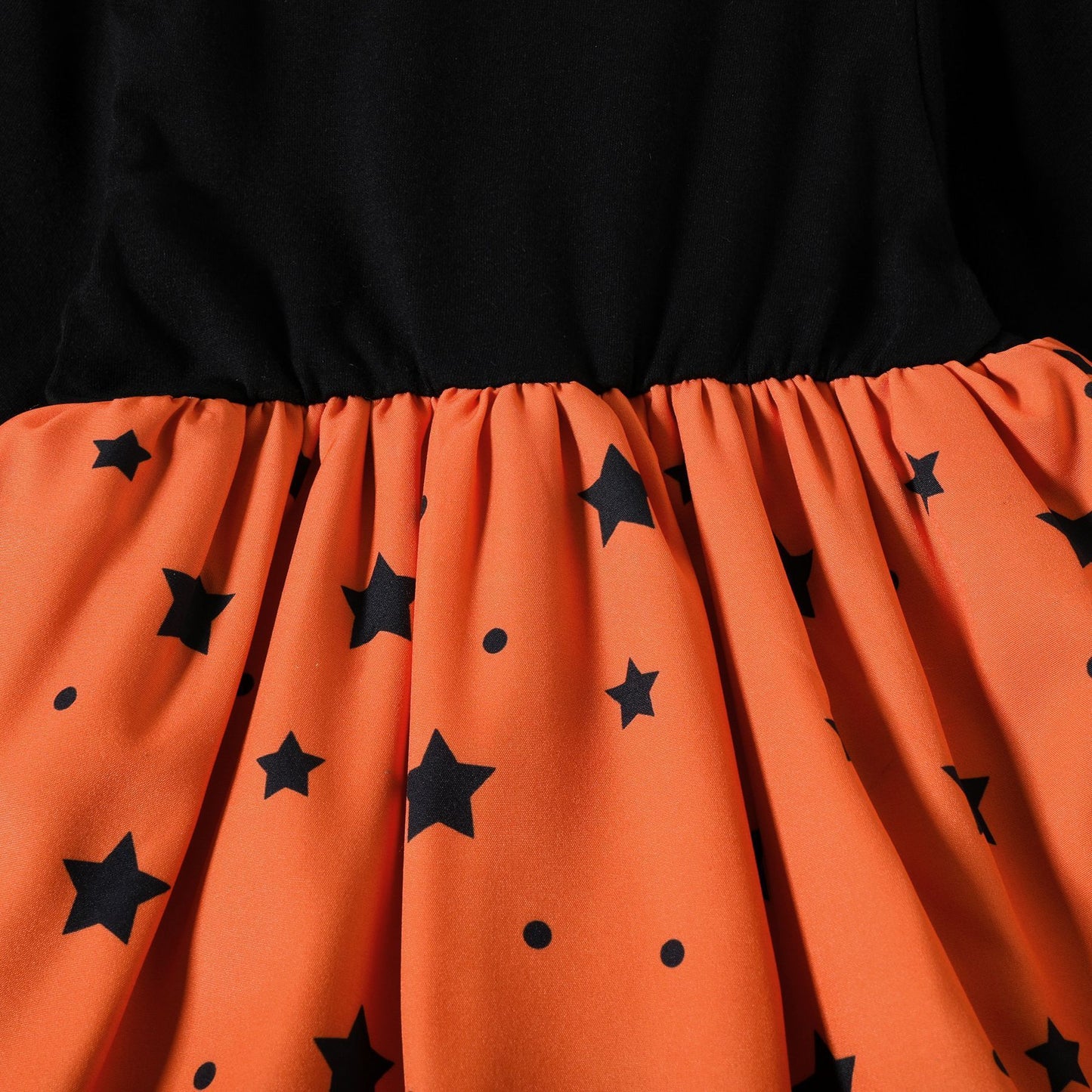 Girls Halloween Long Sleeve Mesh Dress