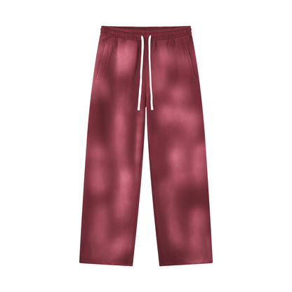 Unisex Sunfade Wide Leg Fleece Sweatpants 350GSM
