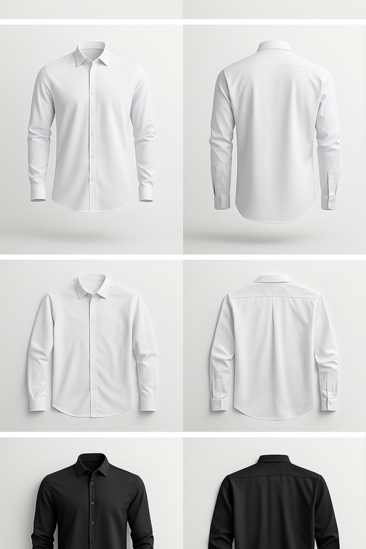 Chemise coupe droite