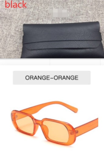 Lunettes de soleil rétro à petite monture pour femme, couleur bonbon, à la mode