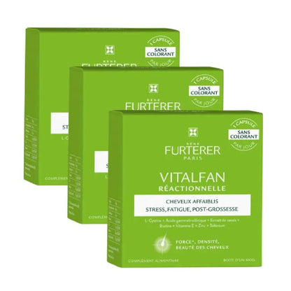 Hair Loss Food Supplement René Furterer Antiqueda Trio Vitalfan Antiqueda Reacional