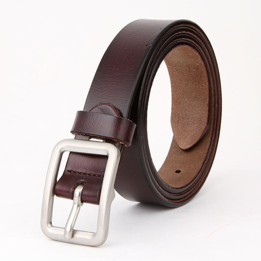 Two-layer Cowhide Women's Belt