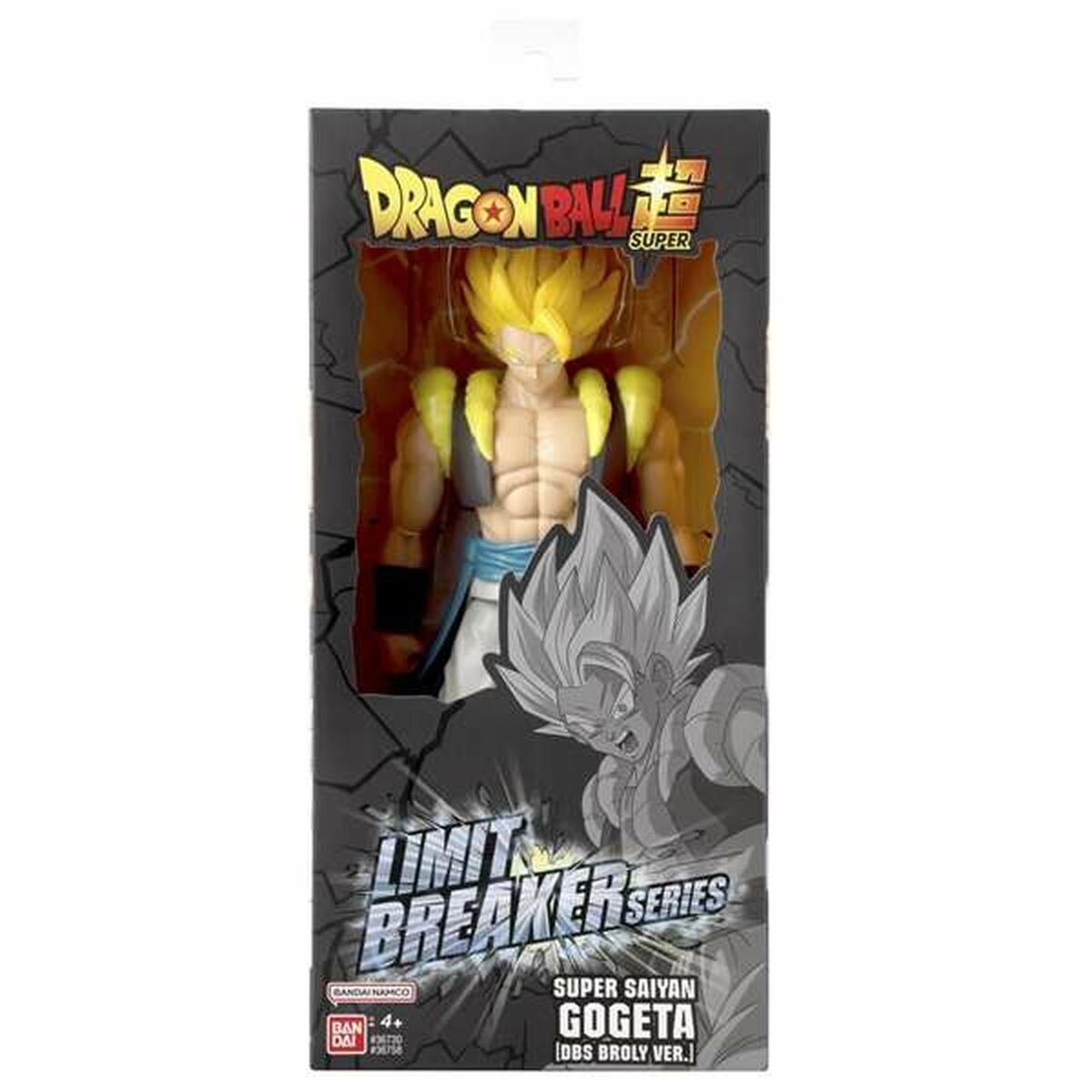 Jointed Figure Bandai Limit Breaker Series Super Saiyan Gogeta 30 cm PVC