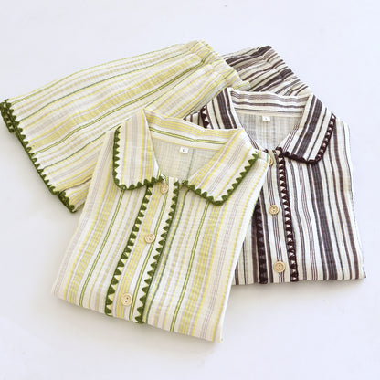 Comfortable Short-sleeve Sleepwear That Can Also Be Worn As Loungewear Set