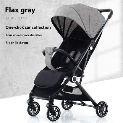 Pull Rod Type Ultra-light Stroller Four Minus