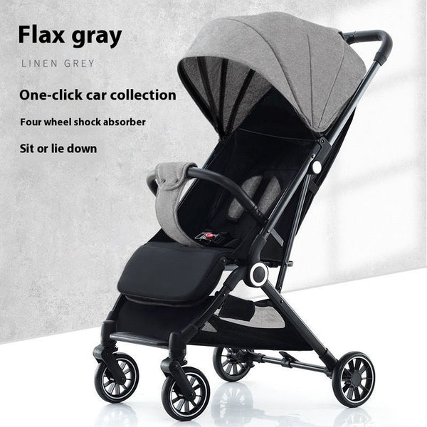 Pull Rod Type Ultra-light Stroller Four Minus