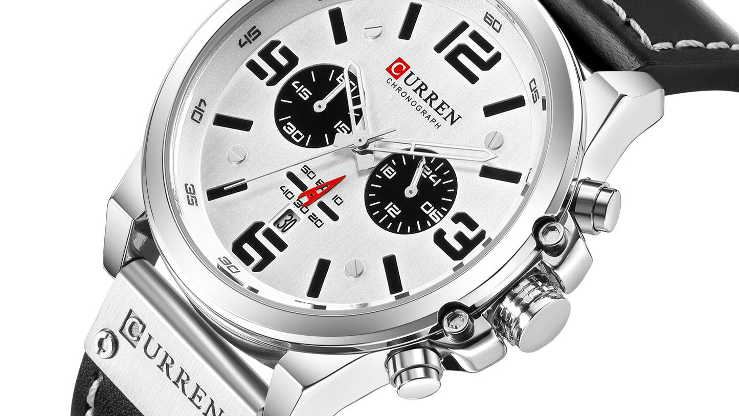 CURREN Waterproof Strap Watch
