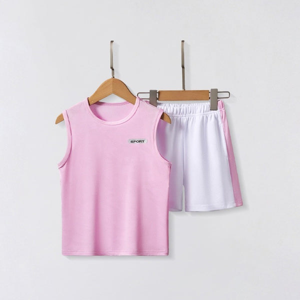 Children's Summer Sleeveless Sports Suit