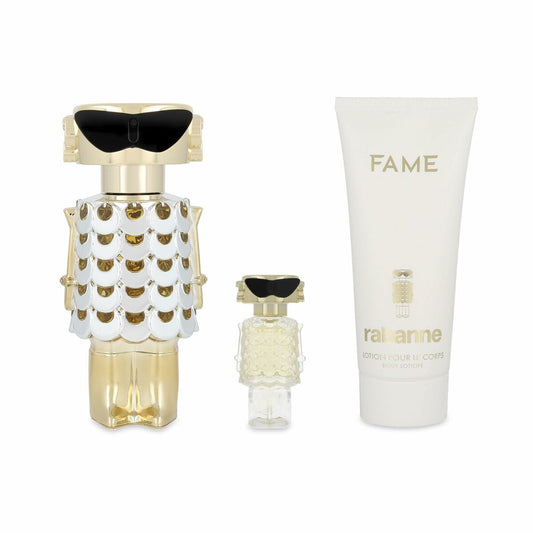 Women's Perfume Set Paco Rabanne FAME EDP 3 Pieces