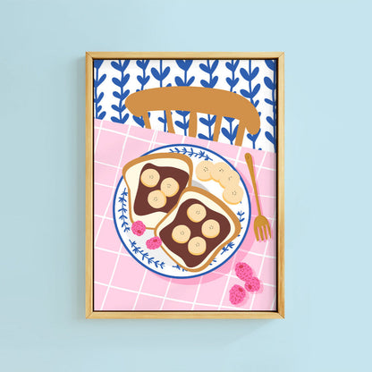 BANANAS & NUTELLA PRINT