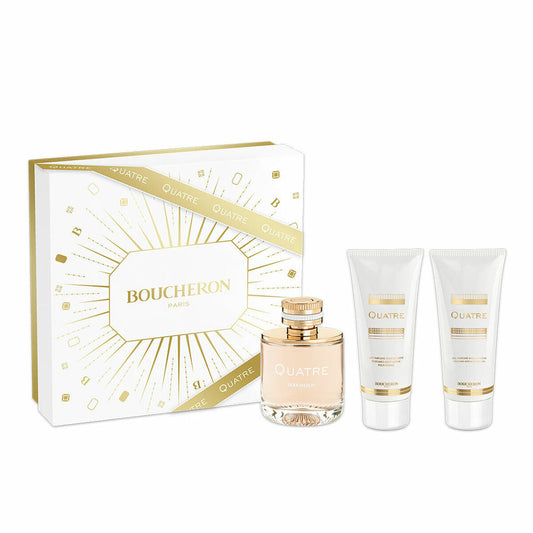 Women's Perfume Set Boucheron QUATRE POUR FEMME 3 Pieces