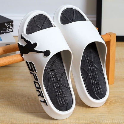 Men's Thick-soled Basketball Fashion Slippers