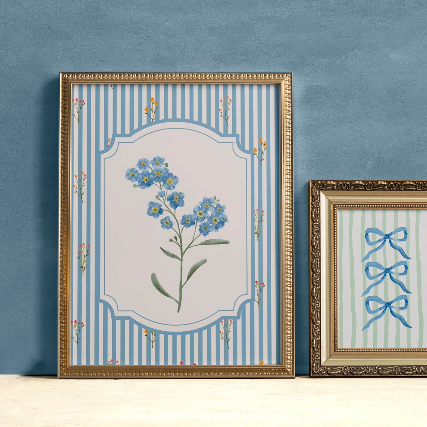 MYOSOTIS FLOWER PRINT
