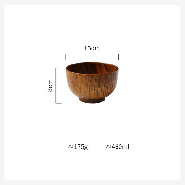 Wooden Bowl Japanese Style - Stuffs & Savers