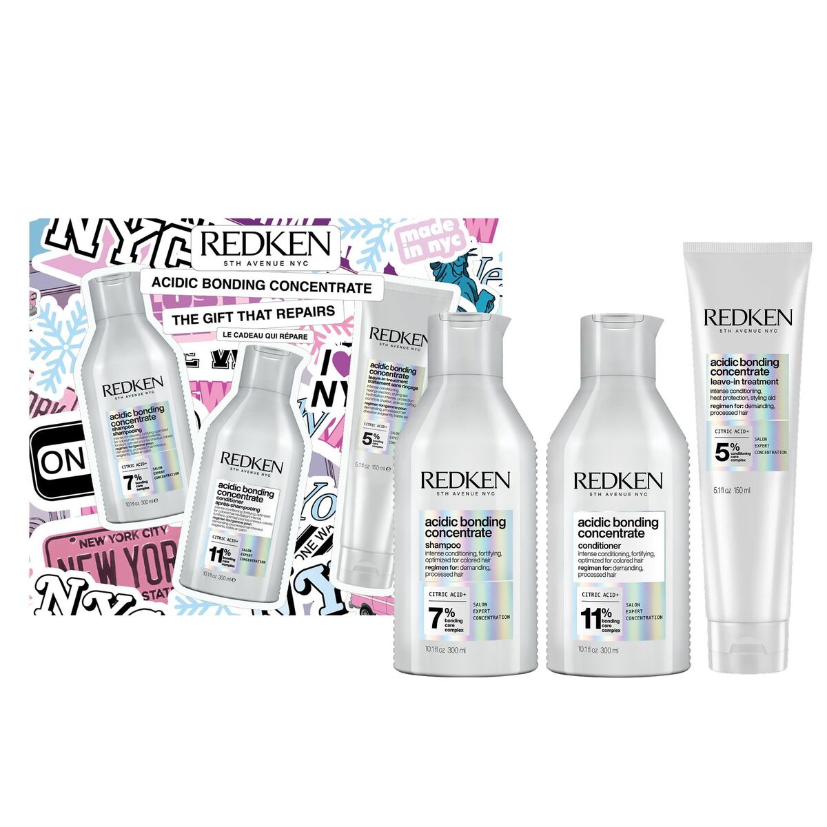 Shampoo Redken ACIDIC BONDING CONCENTRATE 3 Pieces