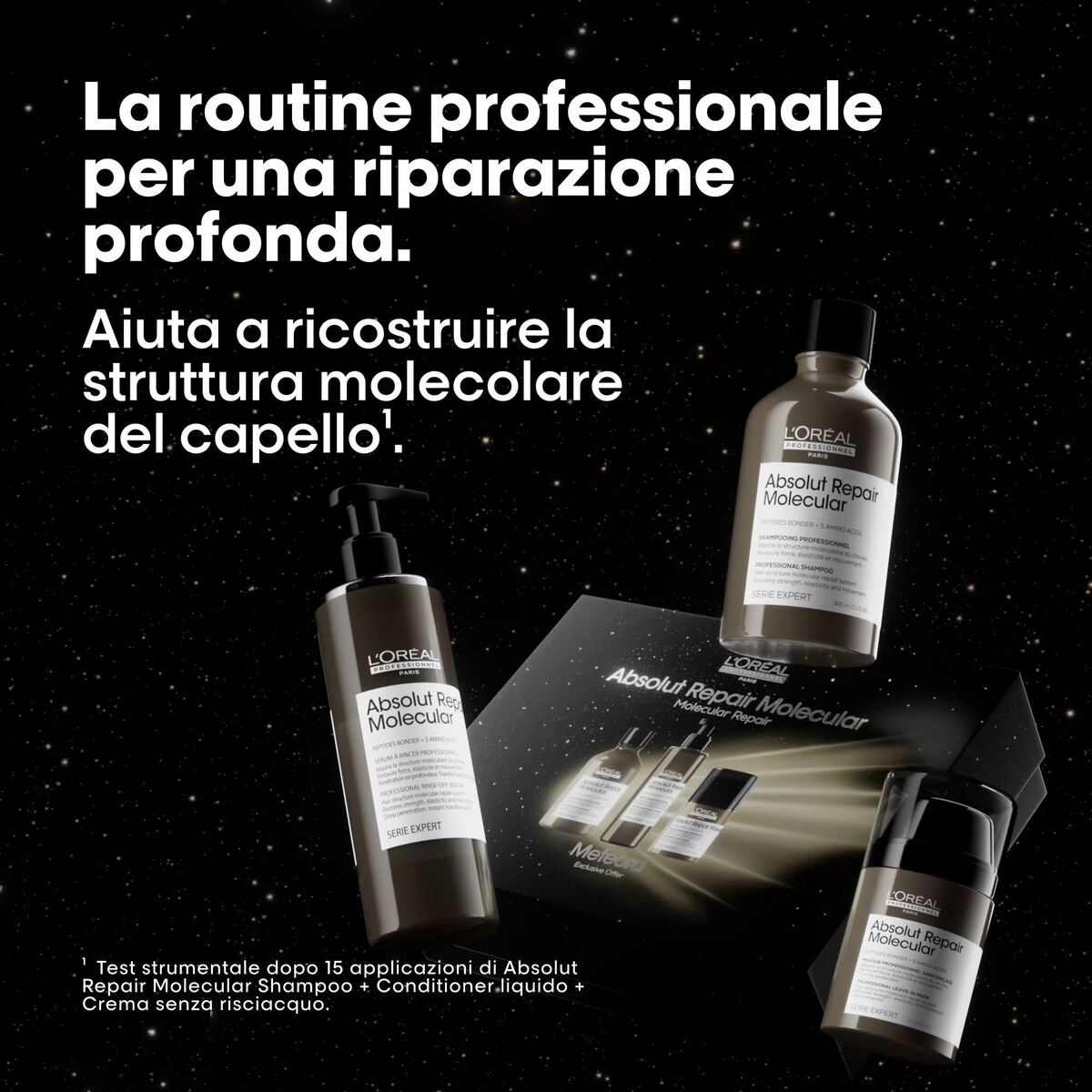 Hair Dressing Set L'Oreal Professionnel Paris ABSOLUT REPAIR MOLECULAR 3 Pieces