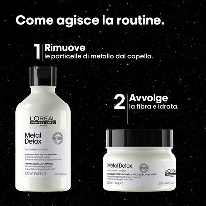 Hair Dressing Set L'Oreal Professionnel Paris METAL DETOX 2 Pieces