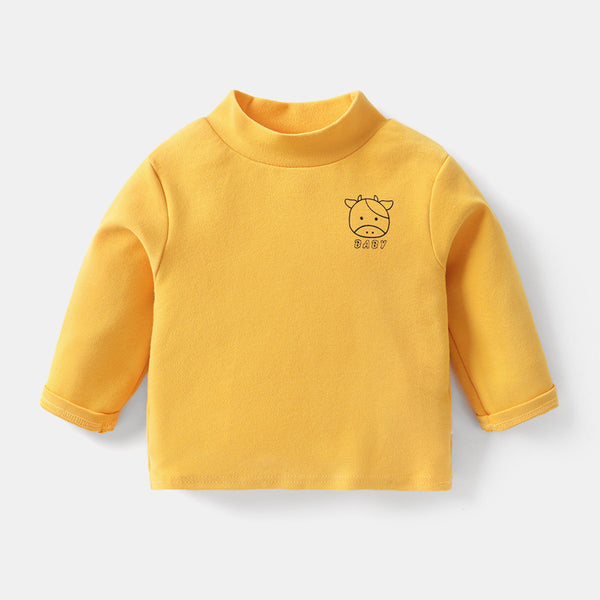 Vêtement pour bébé, t-shirt à col montant