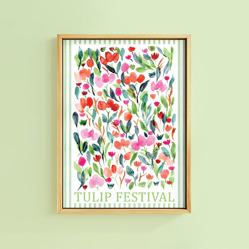 TULIP FESTIVAL FLOWER PRINT