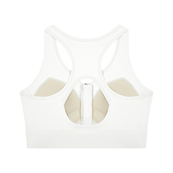 Women’s Cropped Zip Yoga Sports Bra