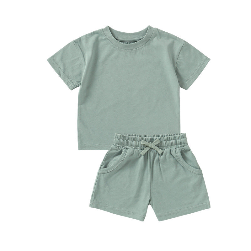 Baby Organic Cotton Shorts Suit