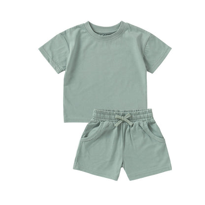 Baby Organic Cotton Shorts Suit