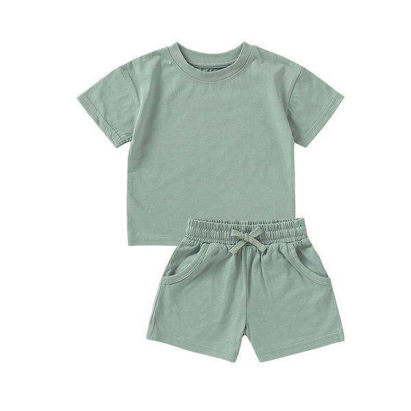 Baby Organic Cotton Shorts Suit - Stuffs & Savers